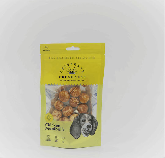 Celebrate Freshness Meatballs Dog Treat Low Grain with Chicken 100gr 84074