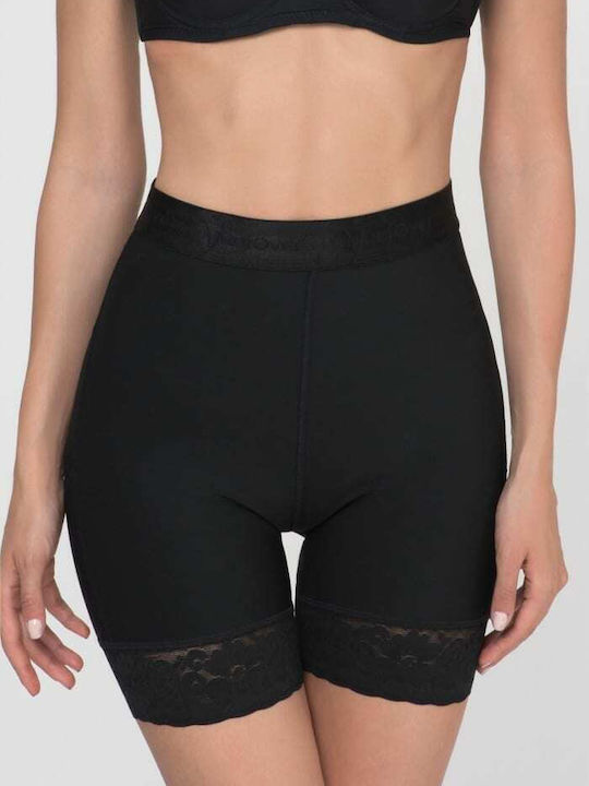 Zeta Curves Kim Powernet Uplift Tightening Boxer Seamless Black