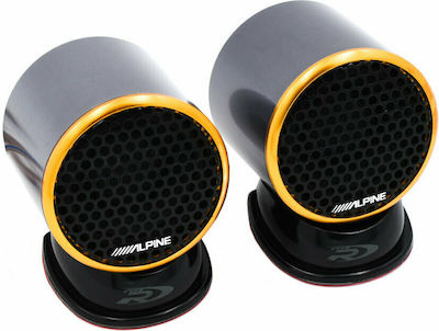 Alpine Set Car Audio Round Tweeters 88dB