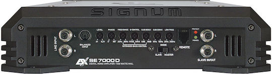 Esx Ενισχυτής Αυτοκινήτου SE-7000D 1 Καναλιού (Κλάση D)