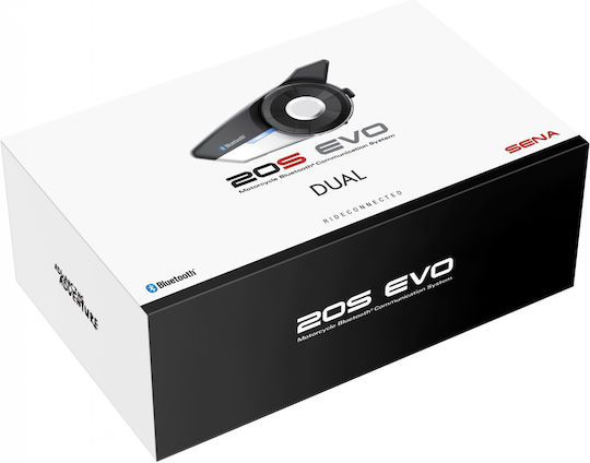 Sena 20S EVO Pack Sistem de comunicare pentru motociclete cu două căști cu Bluetooth
