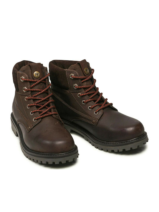 Arch Leder Braun Stiefel