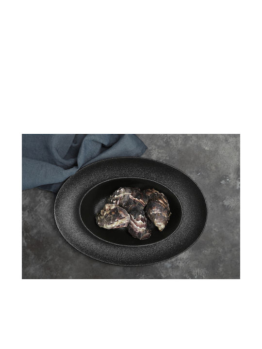 Maxwell & Williams Caviar Сервизна Плато от Порцелан Черно 35x25бр 1бр