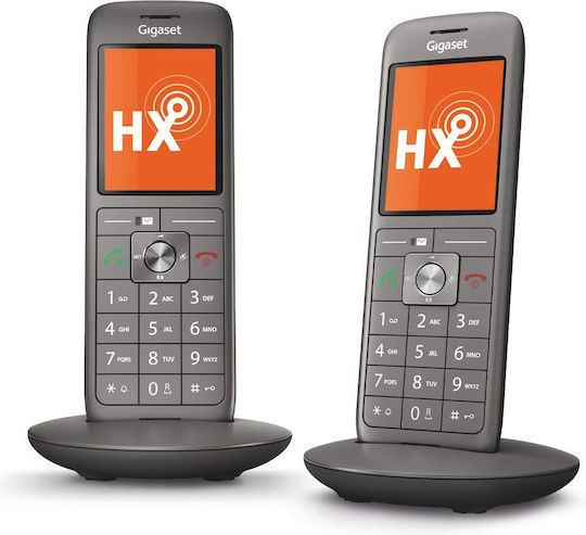 Gigaset CL660HX Cordless Phone with Greek Menu Gray