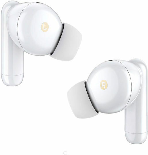 Edifier TWS330NB In-Ear Bluetooth-Freisprecheinrichtung Kopfhörer mit Schweißresistenz und Ladeetui Weiß