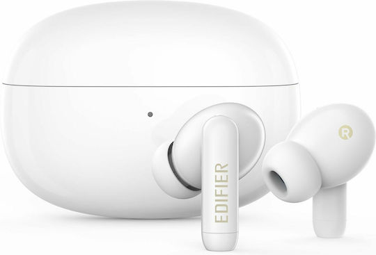 Edifier TWS330NB In-Ear Bluetooth-Freisprecheinrichtung Kopfhörer mit Schweißresistenz und Ladeetui Weiß