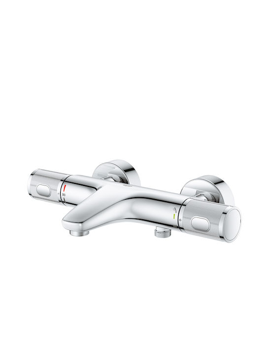 Grohe Precision Feel Миксер Батерия Баня Термостатичен Сребрист