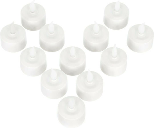 GloboStar Dekorative Lampe Wachs-Politur Weiß