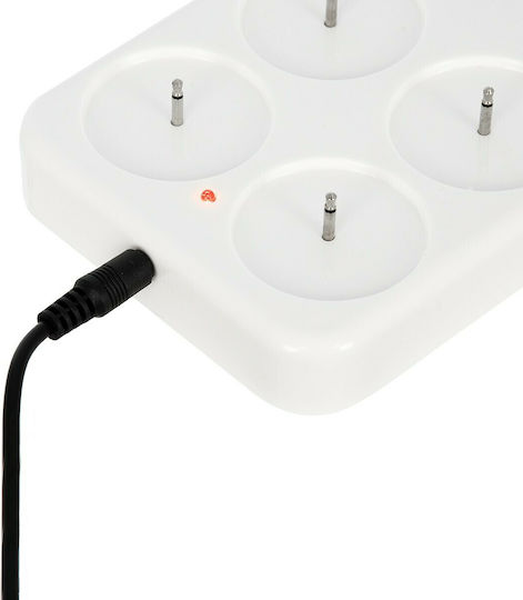 GloboStar Dekorative Lampe Wachs-Politur Weiß