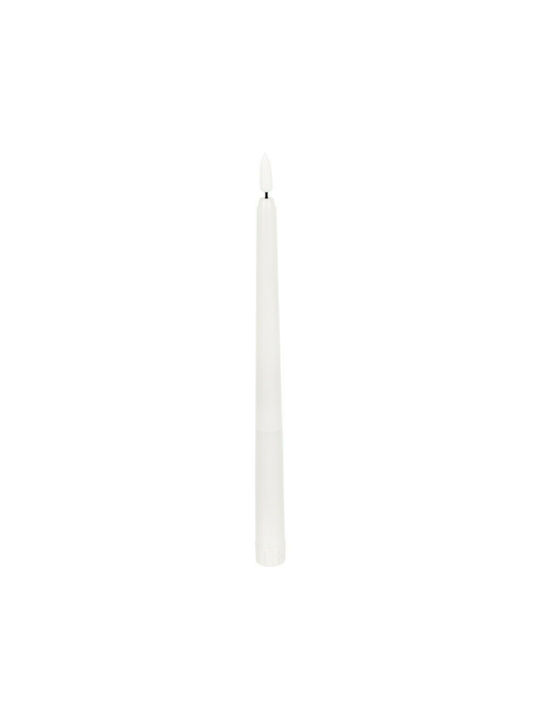 GloboStar Dekorative Lampe Wachs-Politur Weiß 6Stück