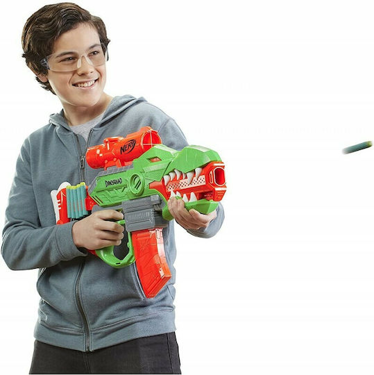 Nerf Lansator Rex-Rampage Motorized Blaster Dinosquad pentru 8+ ani+ Ani