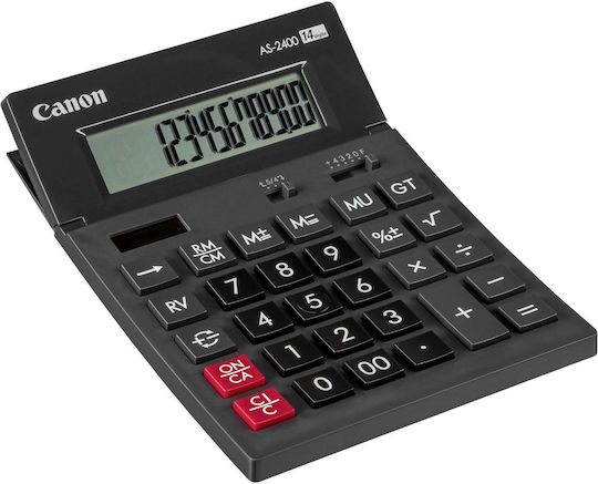 Canon AS-2400 Calculator 14 Digits in Black Color 1pcs