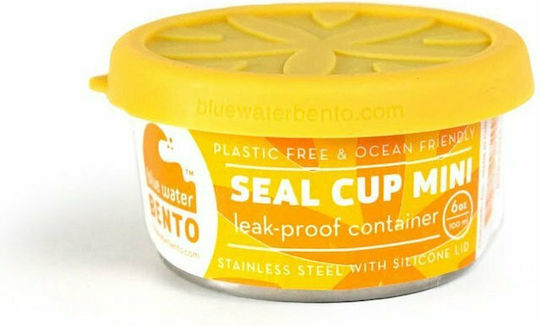Ecolunchbox Seal Cup Mini Inox Yellow 88ml Ecolunchbox Seal Cup Mini Inox Yellow 88ml