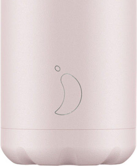 Chilly's Δοχείο Φαγητού Inox Θερμός Blush Pink με Χωρίσματα 500ml