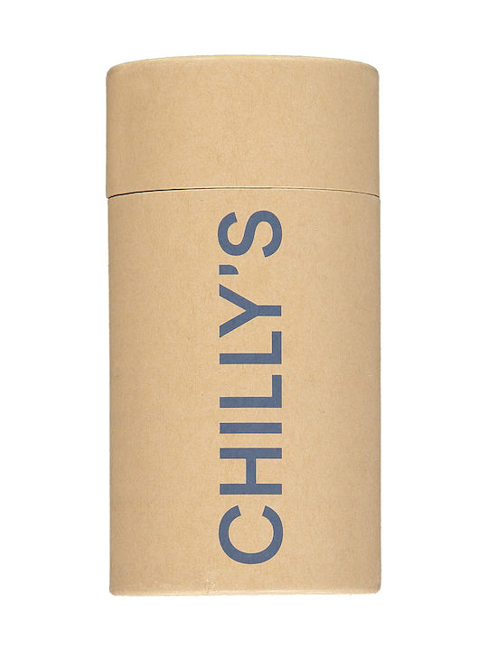 Chilly's Δοχείο Φαγητού Inox Θερμός Matte Blue 500ml