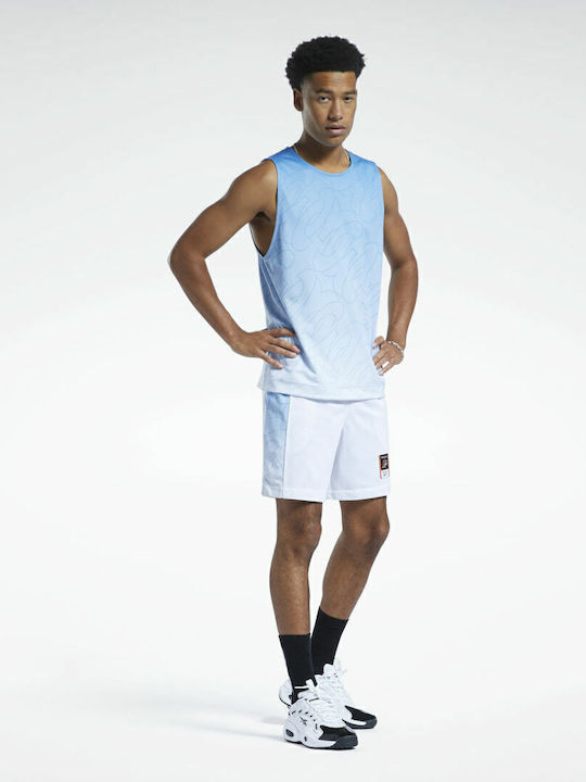 Iverson Basketball Αθλητική Ανδρική Βερμούδα White / Essential Blue