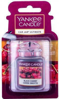 Yankee Candle Air Freshener Tab Pendand Car Jar Ultimate Black Cherry