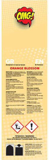 Feral Car Air Freshener Tab Pendand Speech Collection Orange Blossom