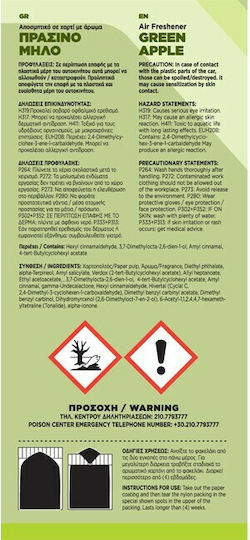 Feral Cartelă Aromatică Suspendata Mașină Fruity Collection Măr verde 1buc