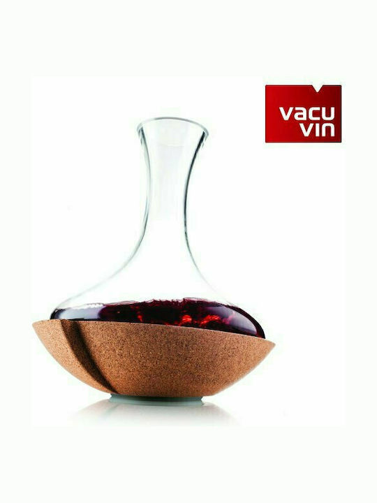 Vacu Vin Swirling Стъклен Карафа за Сервиране Вино 28бр Прозрачна 1300мл 1бр