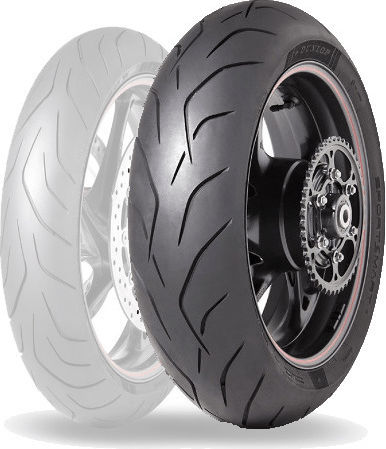Dunlop Sportsmart MK3 180/55ZR17 73W Fără Cameră De Aer Sport Anvelopă Pentru Motociclete Partea Din Spate