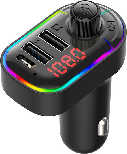 Vakoss FM Transmitter Αυτοκινήτου MP3 C12 με USB