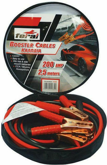 Feral Car Jumper Cables 200A 2.5m