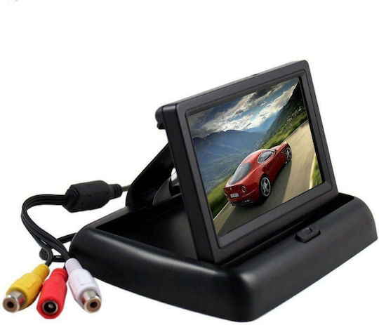 4.3" Car Screen Αναδιπλούμενη for Dashboard Universal
