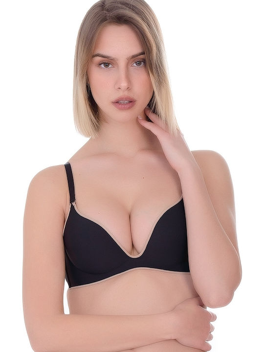 Miracle One Schwarz Σουτιέν Liegestütz mit Bügel