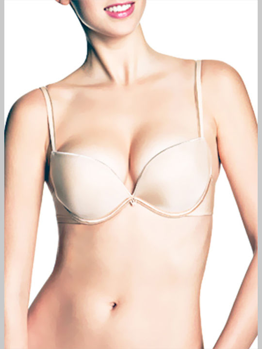 Full Effect W8144 Piele Sutien Push Up cu Baloane