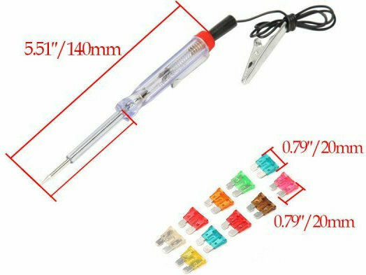 52506 Car Fuse Set Blades 10pcs