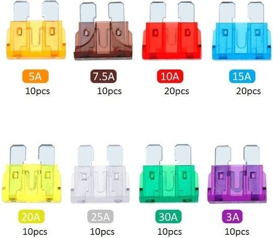 Rchang Car Fuse Set Blades 101pcs