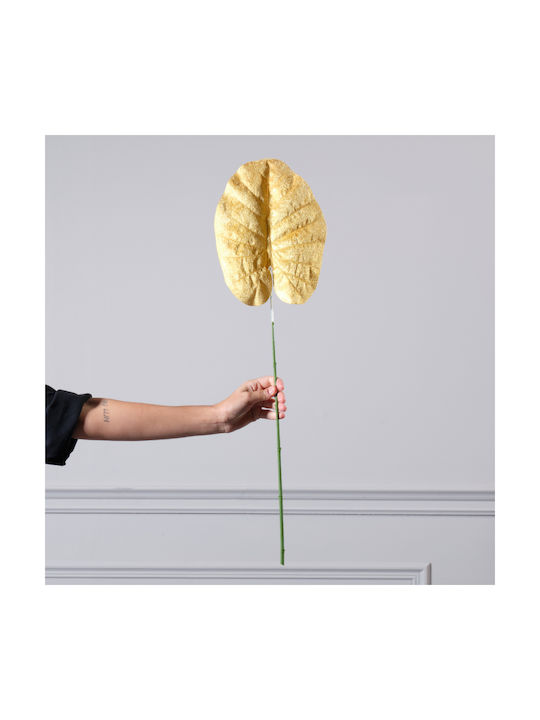 Supergreens Artificial Decorative Branch Monstera Yellow 70cm 1pcs