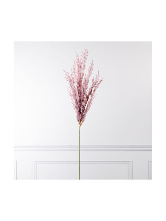 Τεχνητό Διακοσμητικό Κλαδί Pampas grass Ροζ 124cm Supergreens