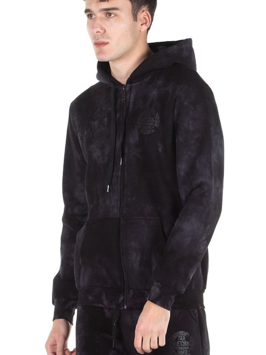 Herren Sweatshirt mit Kapuze in Schwarz