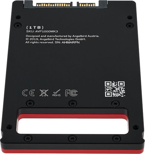 Angelbird AV Pro Mk3 SSD 1TB τύπου 2.5'' με σύνδεση SATA III