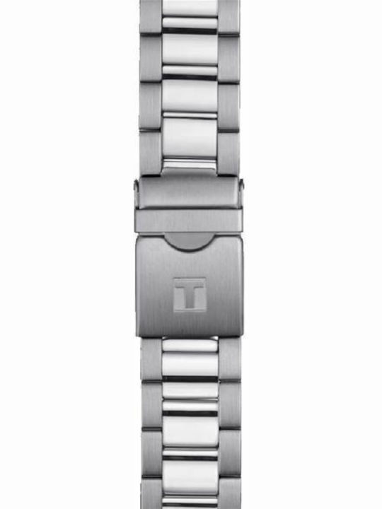 Tissot Seastar 1000 Men's Watch 45.5mm Chronograph Battery with Silver Metal Bracelet