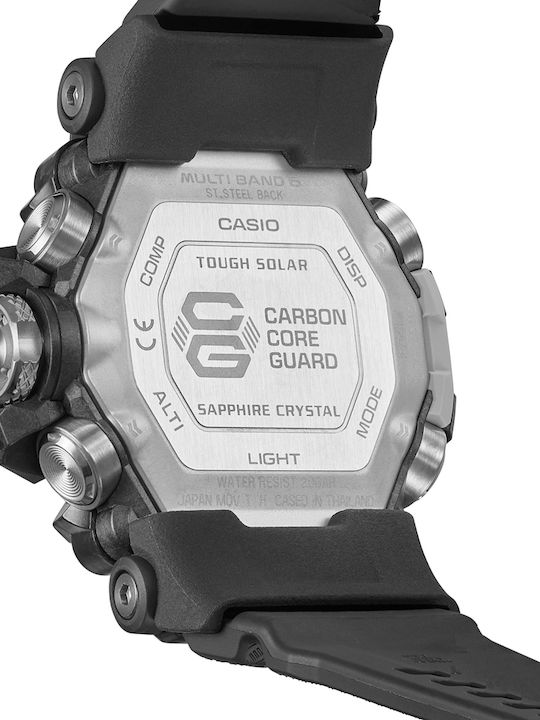 Casio G-Shock Mudmaster Men's Watch 54mm Solar with Black Rubber Strap