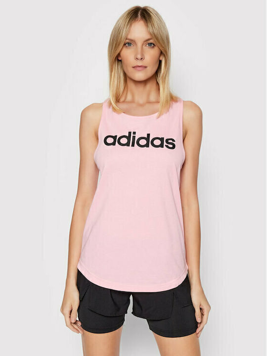 Essentials Bluza Damă Bumbac Fără Mâneci Roz Deschis