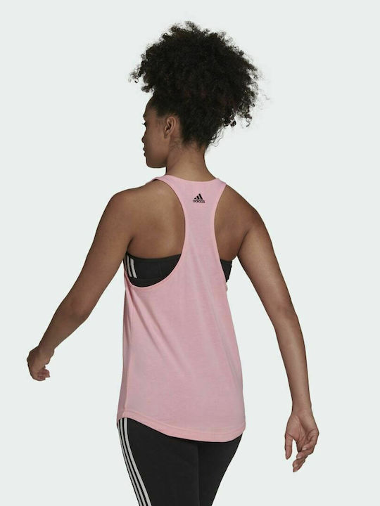 Adidas Essentials Γυναικεία Μπλούζα Αμάνικη Light Pink