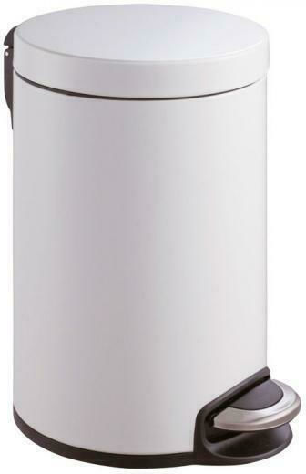 Eko Serene VB 921530 Waste Bin Waste made of Stainless Steel with Pedal White 30lt 1pcs