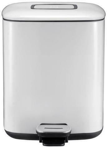 Eko Regent VB 938806 Waste Bin Waste made of Stainless Steel with Pedal White 12lt 1pcs