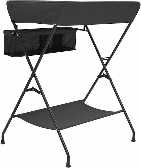 Baby Wickelkommode Möbel Grau 80x67x102cm