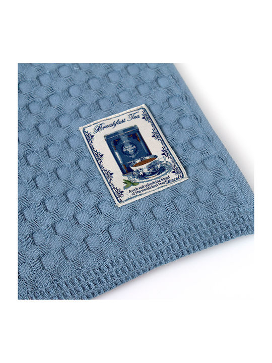 Dimcol Prosop de ceai din 100% Bumbac în Culoarea Albastru 50x70cm