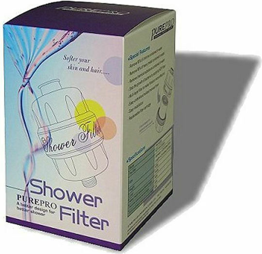 Pure Pro Activated Carbon Shower Water Filter PF-SW EW-016-0200