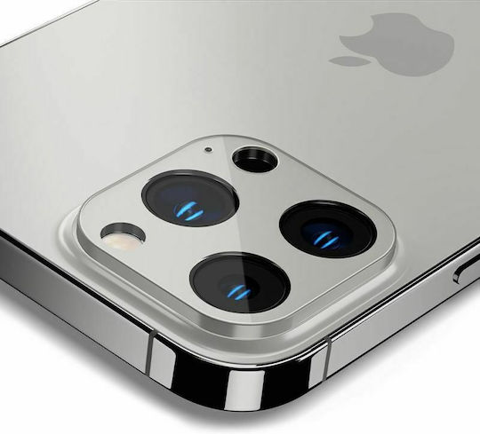 Spigen OPTIK.TR Camera Protection Tempered Glass Silver for the iPhone 13 Pro / 13 Pro Max