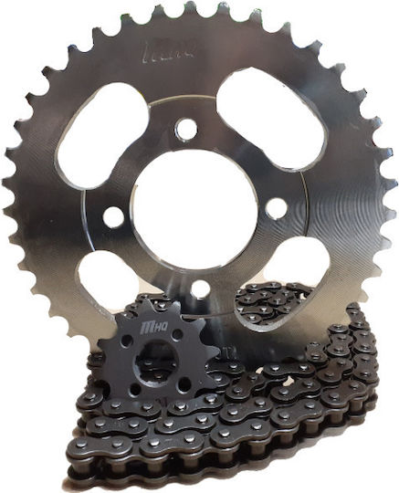 MHQ Chain & Sprocket Kit (14-36-428) for Honda Astrea Grand 100