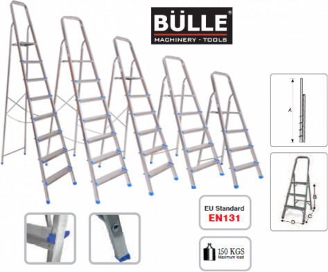 Bulle La Ladder Aluminum with 7+1 Steps 230cm