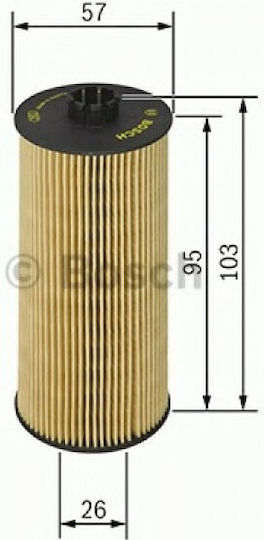 Bosch Car Oil Filter P7006 for Alfa Romeo Φίλτρο Λαδιού Αυτοκινήτου για Opel Zafira B 08/Insignia/Corsa E-D/Astra J-H