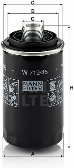 Mann Filter Φίλτρο Λαδιού